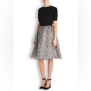 Alice + Olivia Benita Melody Print Skirt